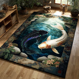 Aqua Koi Area Rug NCU0TD2550