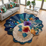 Artisan Petal Scallop Custom Shape Area Rug NCU0PT11678