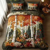 Forest 3-Piece Quilted Bedding Set NCU0VT163