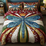 Dragonfly 3-Piece Quilted Bedding Set NCU0VT103
