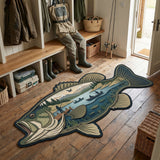 Bass Drift Custom Shape Area Rug NCU0TV1861