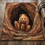Bear Family Den Area Rug NCU0NT12438