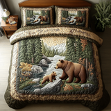 Forest 3-Piece Quilted Bedding Set NCU0VT179