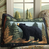 Black Bear Pines Quilted Bedding Pillow Case NCU0DV6345