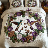 Hummingbird Quilted Bedding Set NCU0VT107