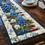 Bluebonnet Quilted Table Runner NCU0VT136