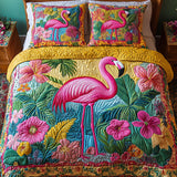 Flamingo Quilted Bedding Set NCU0VT84