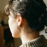 Silver Tentacle-Inspired Earrings