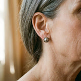 Chic Black Pearl Drop Earrings