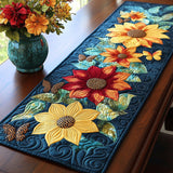 Butterfly Meadow Quilted Table Runner NCU0NT5653