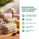 Peace Shroom Quilted Makeup Bag NCU0PT9292