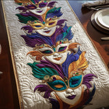 Mardi Gras Quilted Table Runner NCU0VT372