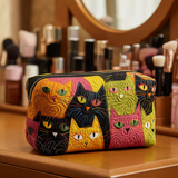 Cat Garden Quilted Makeup Bag NCU0DK10143