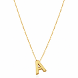Personalized Gold Initial Pendant Necklace