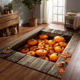 Classic Pumpkin Nest Area Rug NCU0XD912