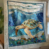 Coastal Dreams Quilted Blanket NCU0PT318