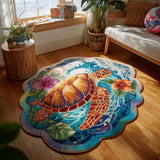 Coastal Dreamscape Custom Shape Area Rug NCU0DV9642