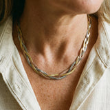Chic Gold and Silver Necklace