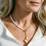 Chic Pearl Pendant Necklace