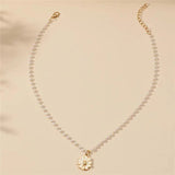Elegant Pearl Pendant Brooch
