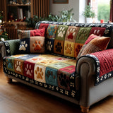Pet Paw Quilted Sofa Cover NCU0VT342