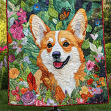 Corgi Dreams Quilted Blanket NCU0PT759