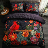 Cardinal 3-Piece Quilted Bedding Set NCU0VT198