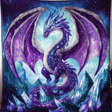 Crystal Dragon Quilted Blanket NCU0DV525