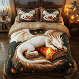 Dragon 3-Piece Quilted Bedding Set NCU0VT177