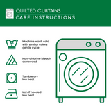 Warm Canyon Rays Quilted Curtains NCU0XD2053