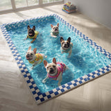 Deep-Dive Frenchies Area Rug NCU0HH1922