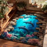 Dolphin Dance Area Rug NCU0TD2432