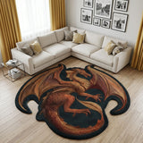 Dragon Realm Custom Shape Area Rug NCU0DK12287