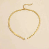 Gold Pearl Greek-Inspired Necklace
