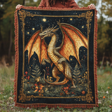 Eldertale Dragon Woven Sofa Blanket NCU0DV3934