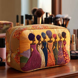 Elegant Queens Quilted Makeup Bag NCU0NT10373