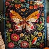 Enchanted Garden Art Quilt Hanging NCU0DV797