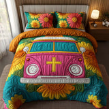 Cross 3-Piece Quilted Bedding Set NCU0VT189