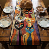 Feline Frolic Quilted Table Runner NCU0NT9191