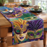 Mardi Gras Quilted Table Runner NCU0VT372
