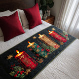 Christmas Quilted Bed Runner NCU0VT252