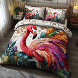 Flamingo 3-Piece Quilted Bedding Set NCU0VT166