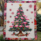 Flamingo Charm Quilted Blanket NCU0PT632