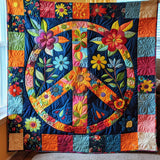 Floral Peace Quilted Blanket NCU0PT480