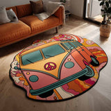 Flower Drive Custom Shape Area Rug NCU0XD2724