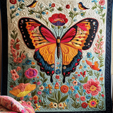 Fluttering Fantasia Art Quilt Hanging NCU0DV793