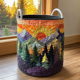 Forest Quilted Laundry Basket NCU0QN040