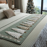 Christmas Tree Quilted Bed Runner NCU0VT248