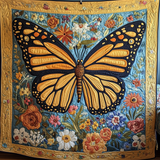 Garden Harmony Art Quilt Hanging NCU0DV802