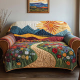 Sunshine Quilted Sofa Cover NCU0VT337